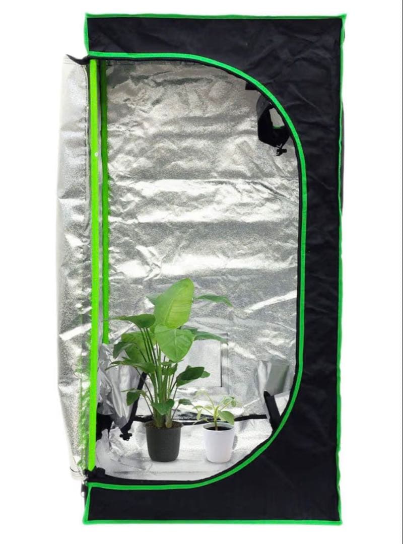 水耕栽培 グロウボックス テント メッシュ窓付き　 (60×60×120cm)