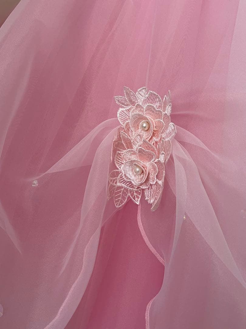 バレエ衣装 大人サイズ 花のワルツなどに 160cm前後 ティアラ.ネックレス付