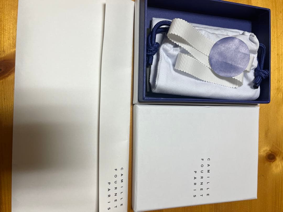 カミーユフォルネ　クロコダイル　マネークリップ　ブラック　ワニ革