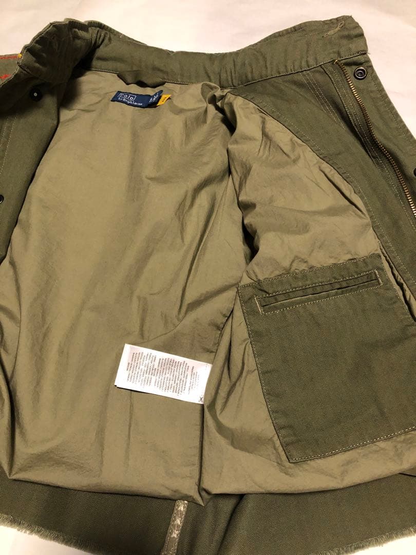RalphLauren ボクシーフィット デストロイドヘム フィールドジャケット