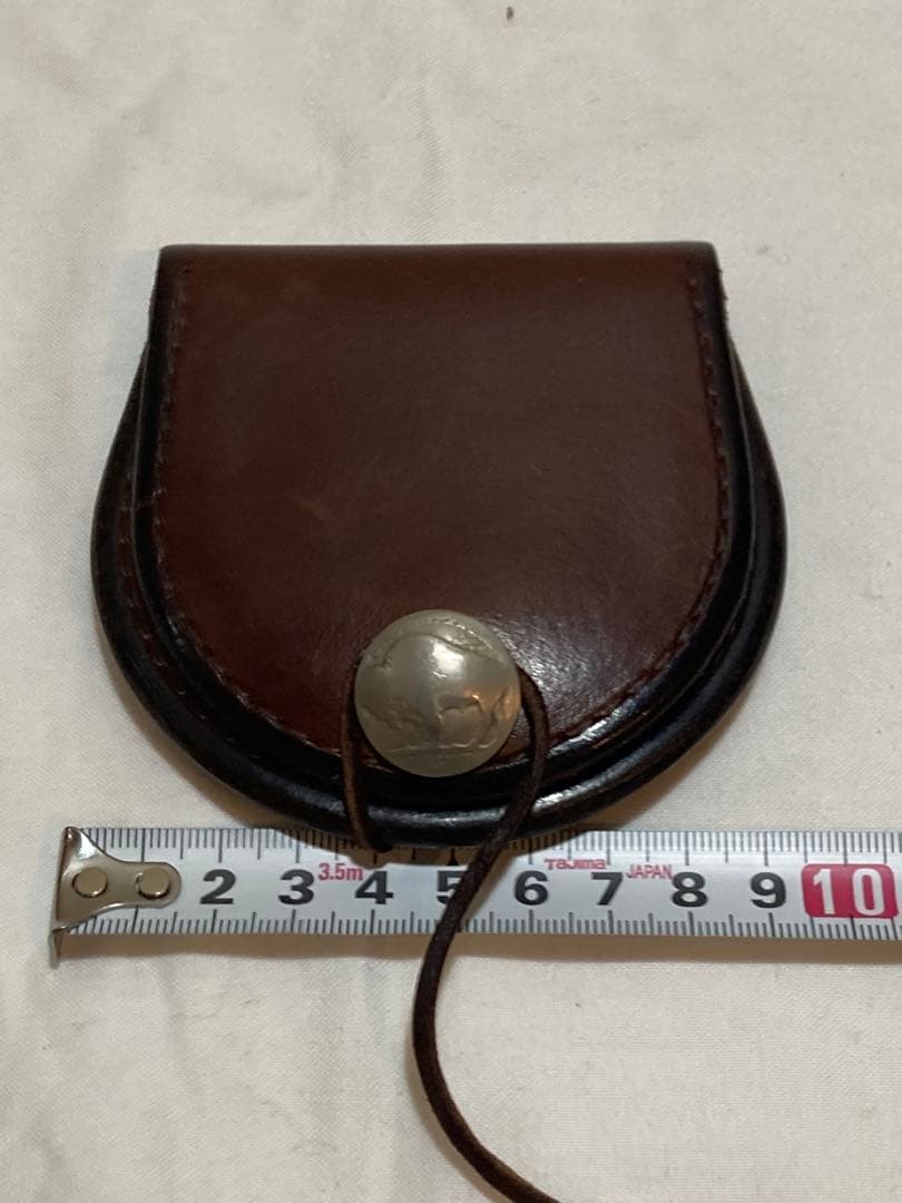 ゴローズ goro's 丸型小銭入れ (焦げ茶)ケース