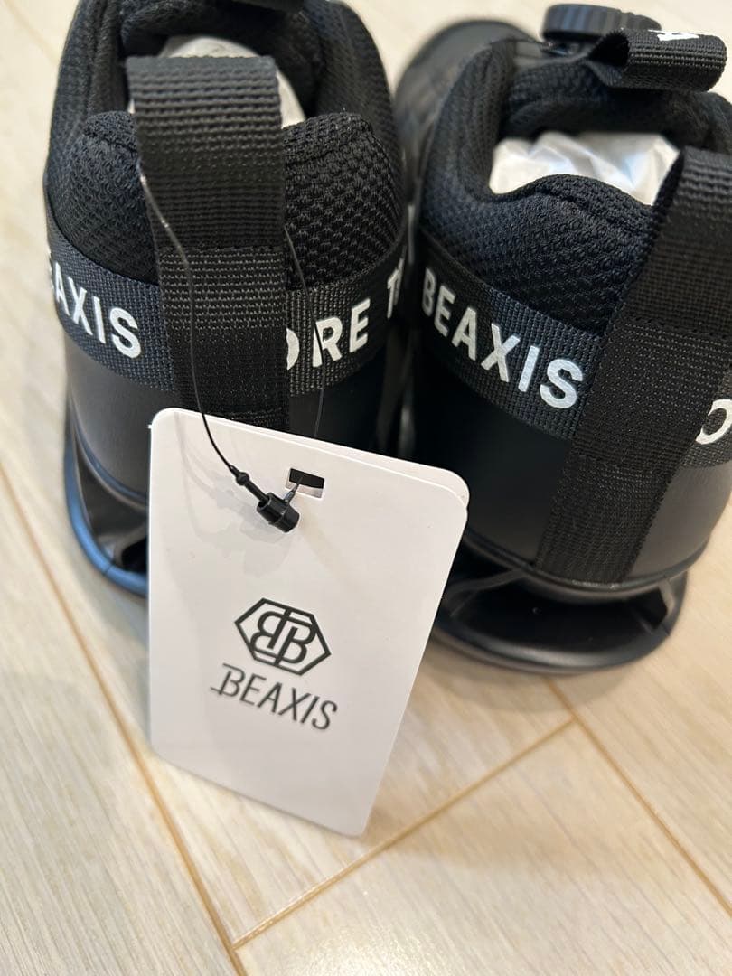 値下げしました⭐︎BEAXISバランスコアターフ・ゴルフシューズ新品ブラック25⭐︎