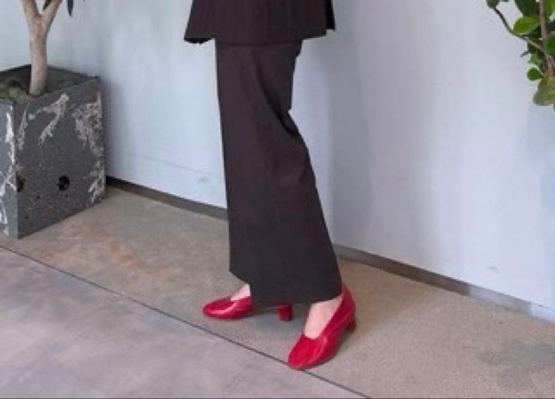 MARTINIANO（マルティニアーノ）high glove レザーパンプス