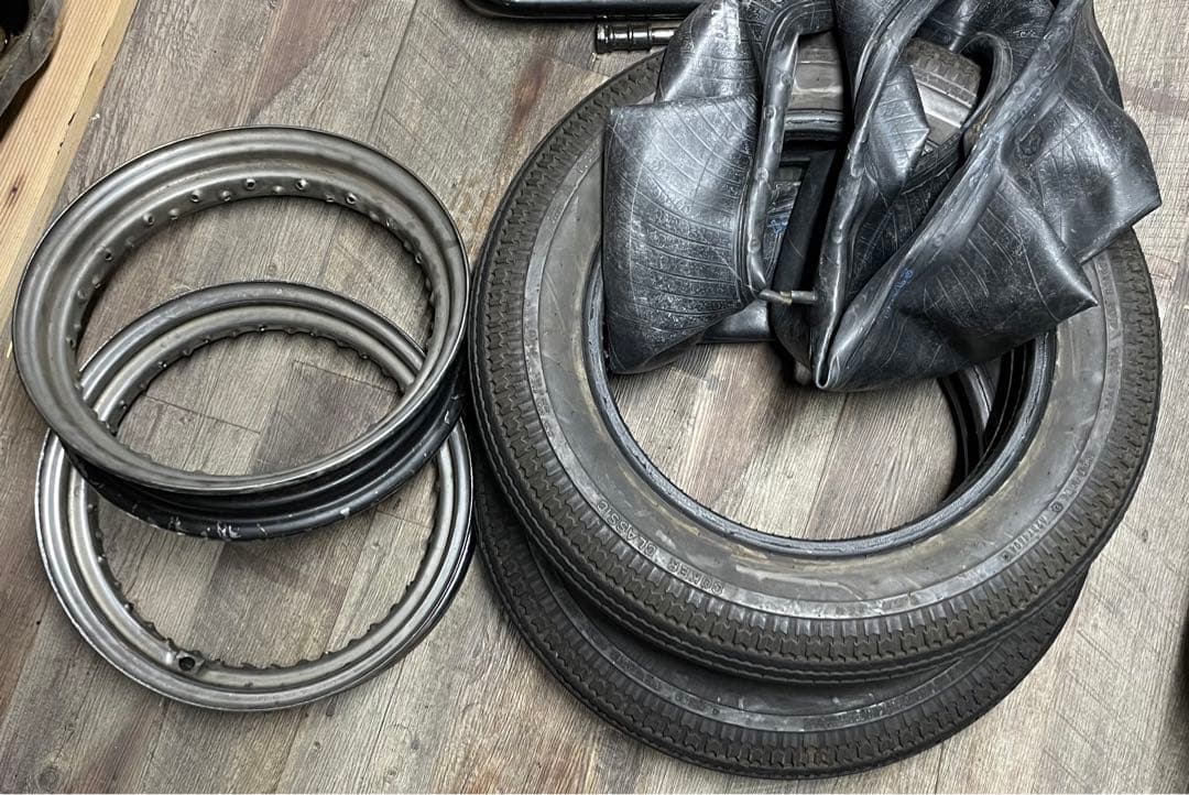 ハーレー WL タイヤ リム コッカー ホイール 16インチ ビンテージ