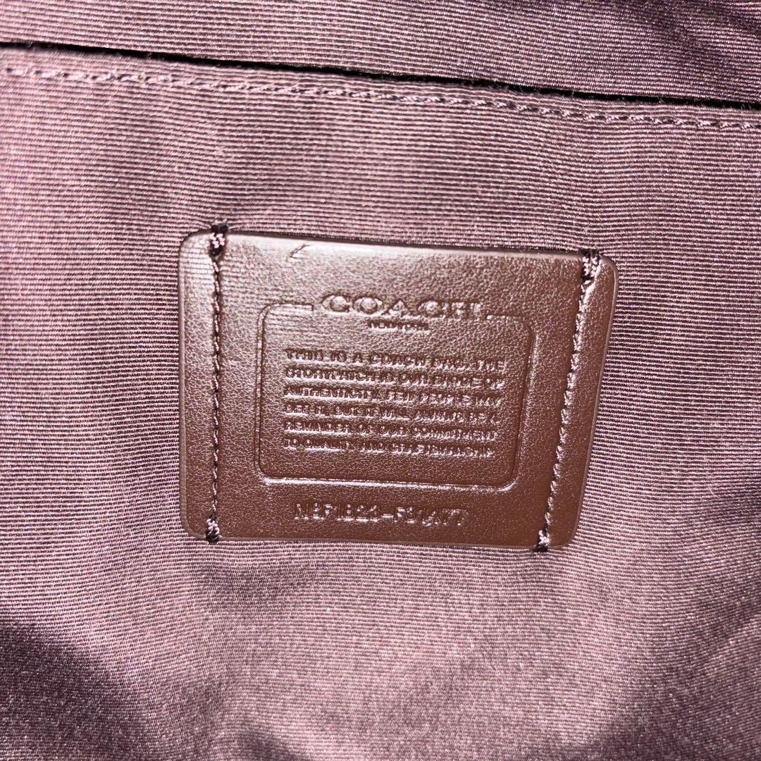 【極美品】COACH コーチ シグネチャー PVC トート ショルダー 2way