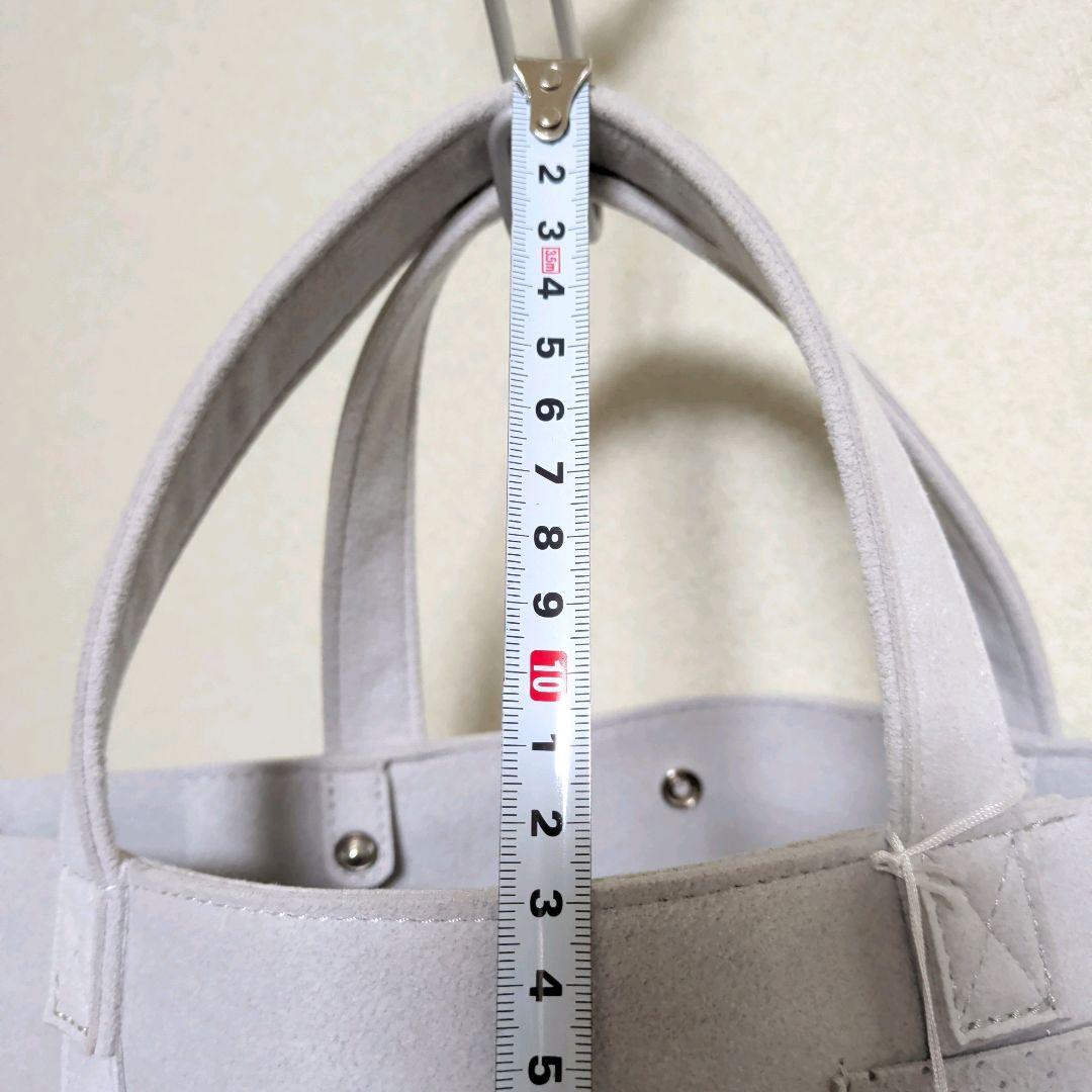 MNNGもののぐトートバッグ ウルトラスエード 洗える 軽量 斜めがけ 2way