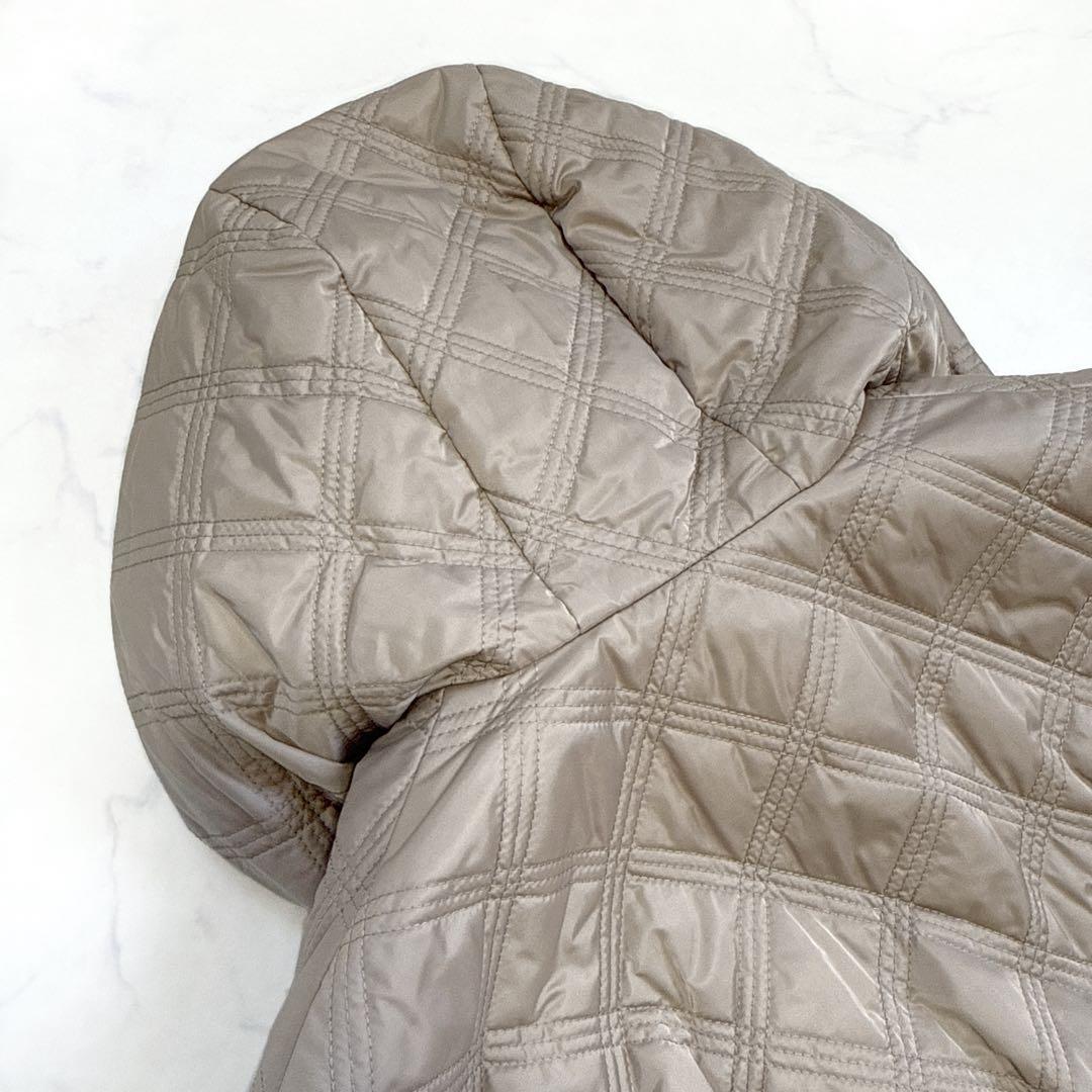 24AW アナイ ANAYI キルティングフードコート 36 ベージュ系