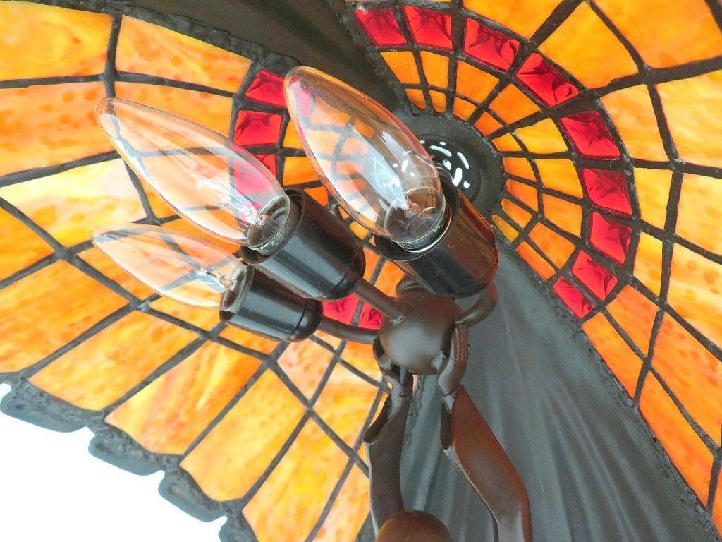 ペーター・ベーレンス ステンドグラス ティファニー ライト 照明　ランプ