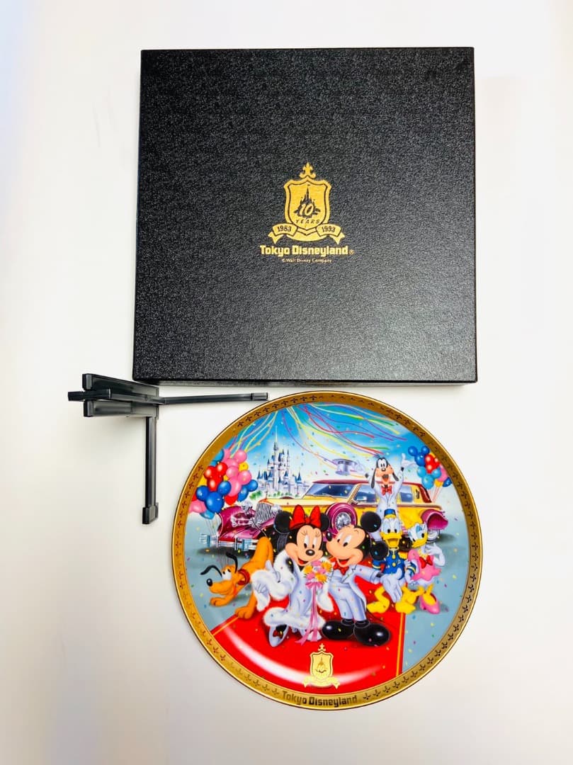 限定*美品* 東京ディズニーランド10周年記念装飾用プレート1993年