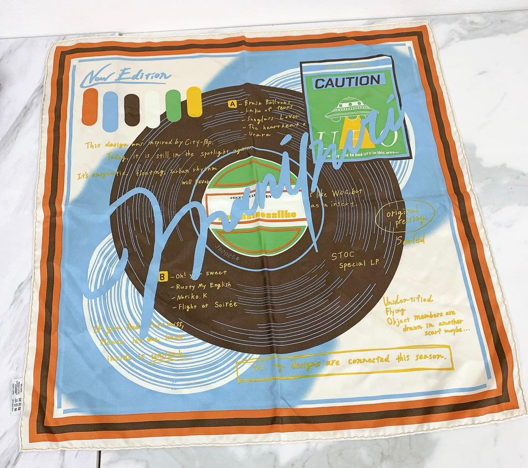 ＊シルク100% ユナイテッドアローズ　manipuri スカーフ　日本製