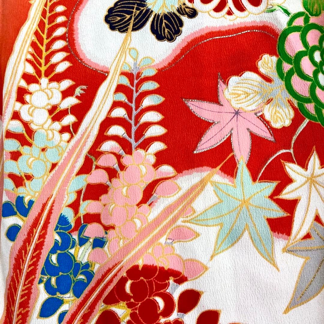 アンティーク 3歳 女の子 子供着物 七五三 アンティーク着物 NO4