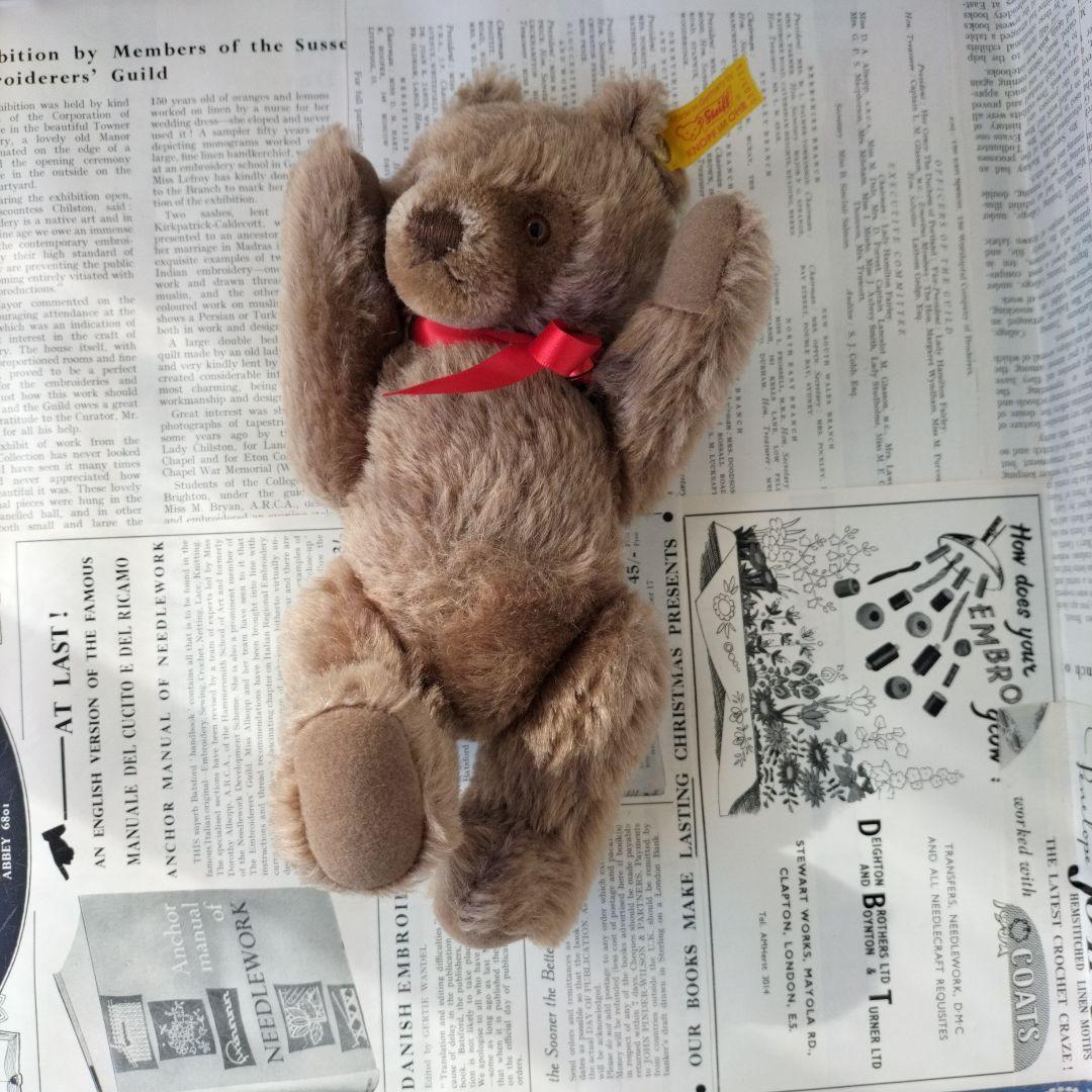 ビンテージ　シュタイフ　オリジナルテディベア