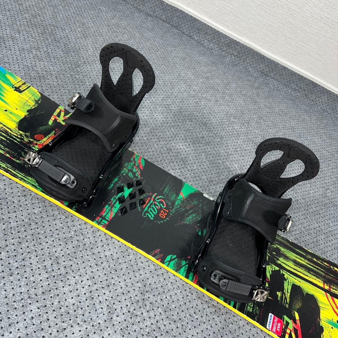 訳ありキッズスノーボード 120cm ROSSIGNOL×BURTON Mサイズ