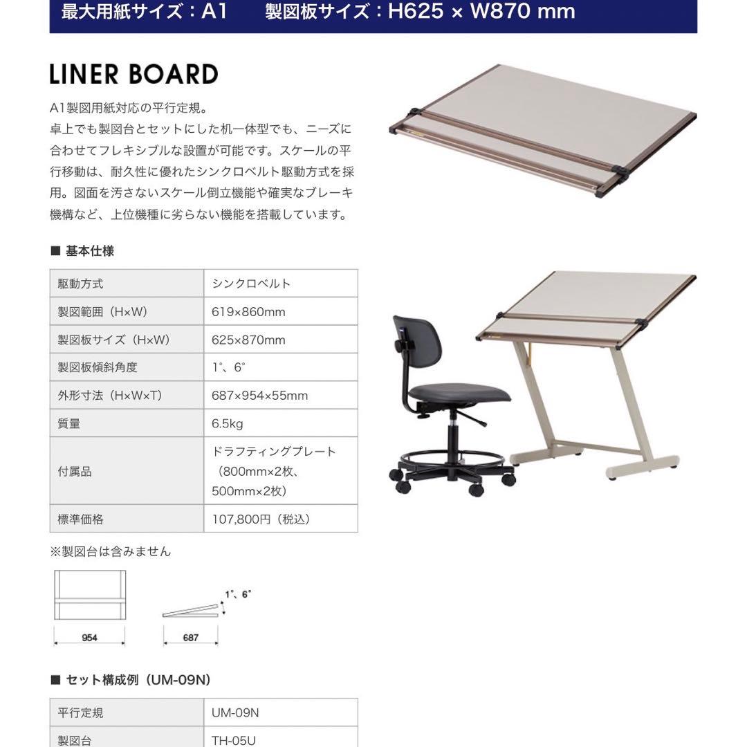 （めがねのかっぱ）A1ライナーボード ドラフター 製図板①