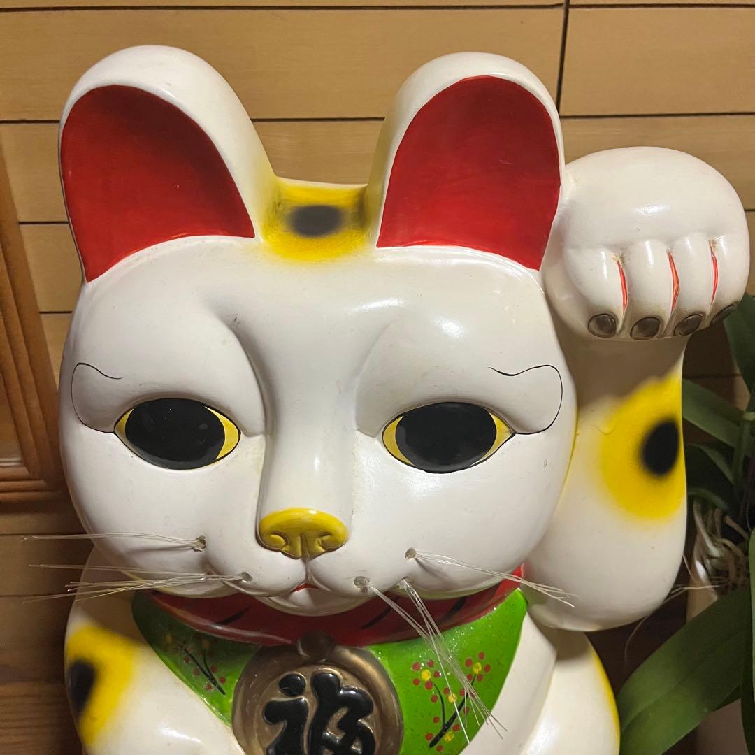 ひでみさん:招き猫　貯金箱　超特大　58cm