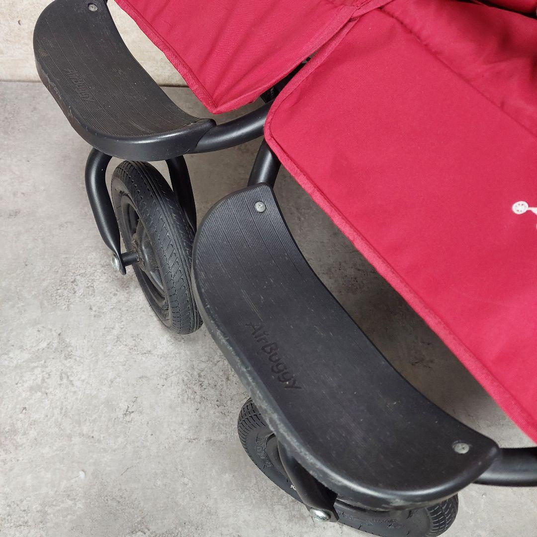 AirBuggy エアバギー ココダブル チェリーレッド　2人乗りベビーカー