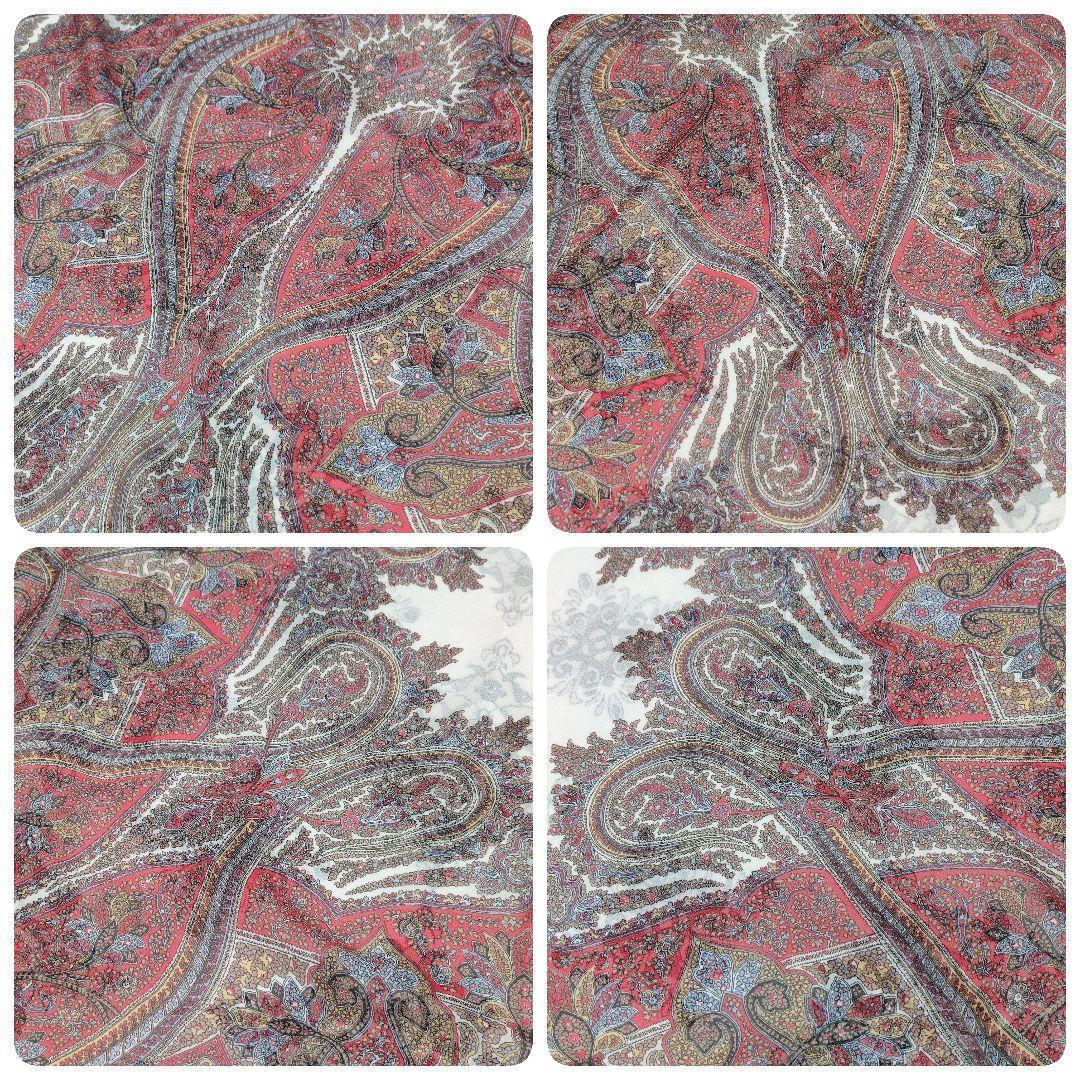 Yves Saint Laurent　スカーフ　125　シルクシフォン　タグ無し