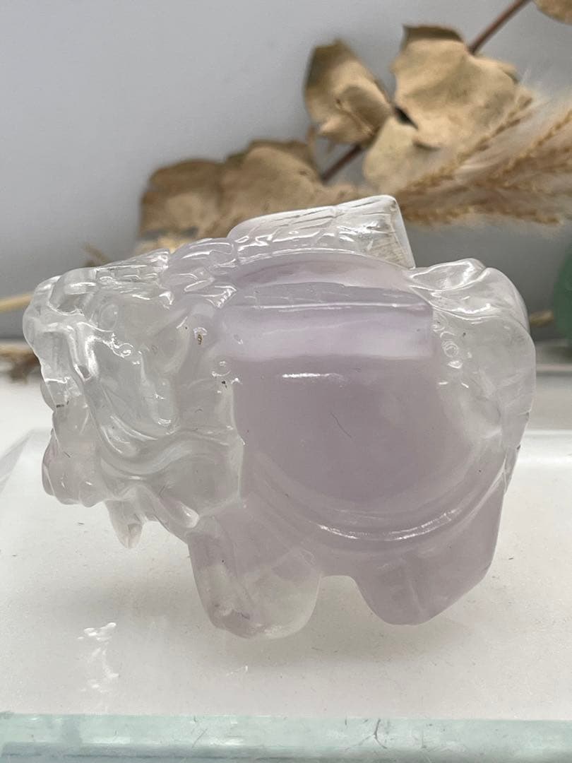 ポンポン様9【1965】スケスケ羽根龍亀 フローライト