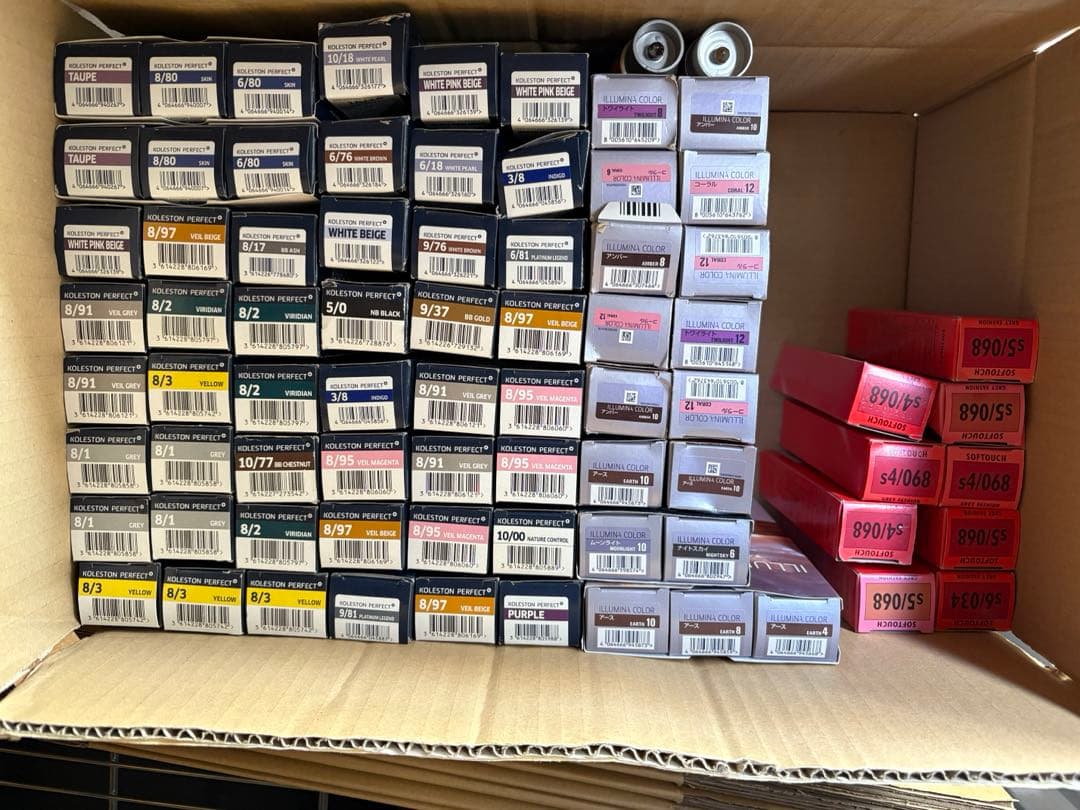 ウエラ　イルミナカラー　コレストン　ソフタッチ74本セット