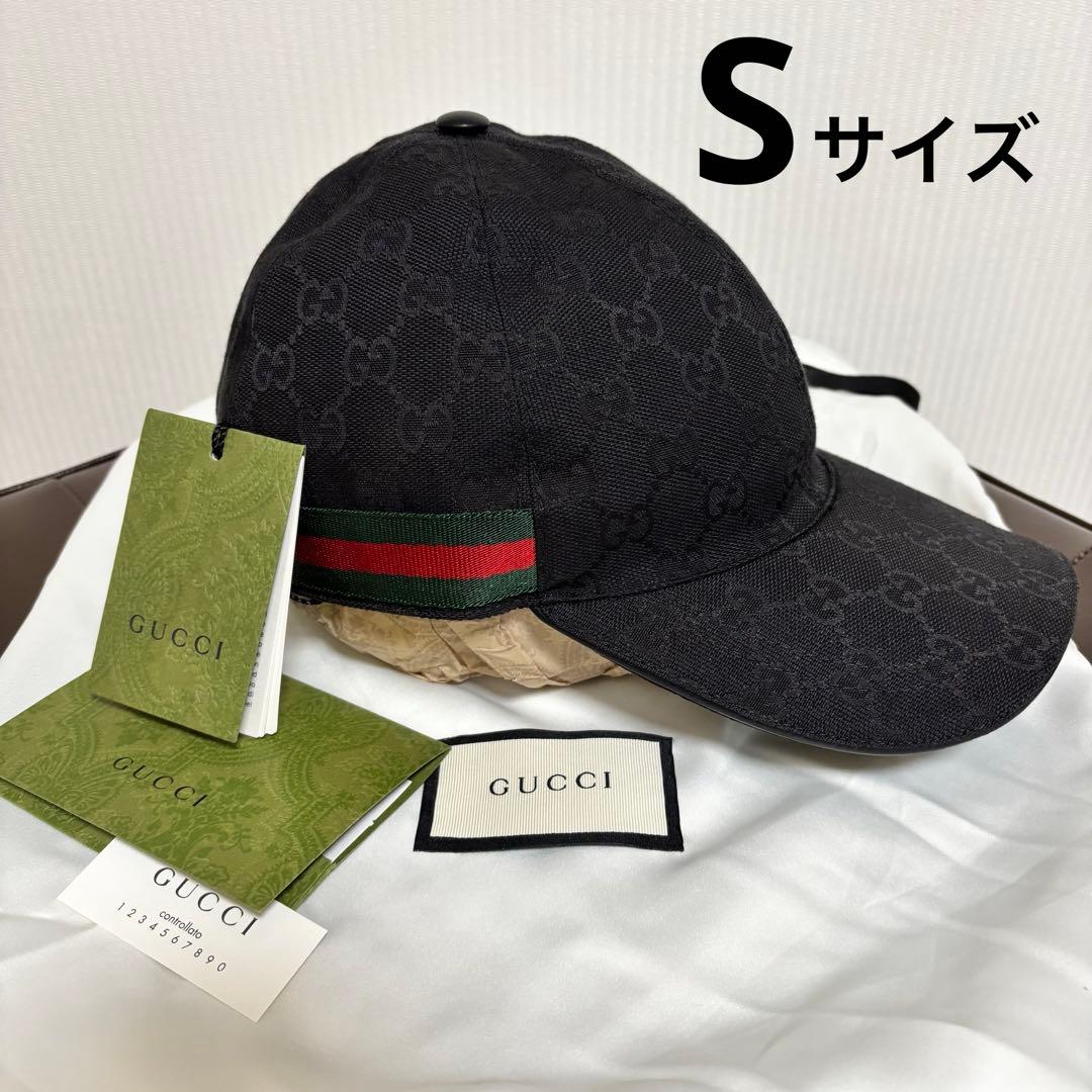 B*y様 新品 グッチ ウェブ ストライプ付き GGキャンバス ベースボールキャ