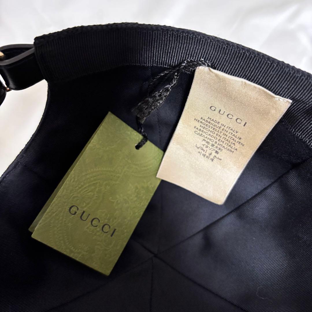 B*y様 新品 グッチ ウェブ ストライプ付き GGキャンバス ベースボールキャ