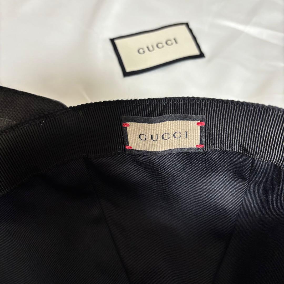 B*y様 新品 グッチ ウェブ ストライプ付き GGキャンバス ベースボールキャ