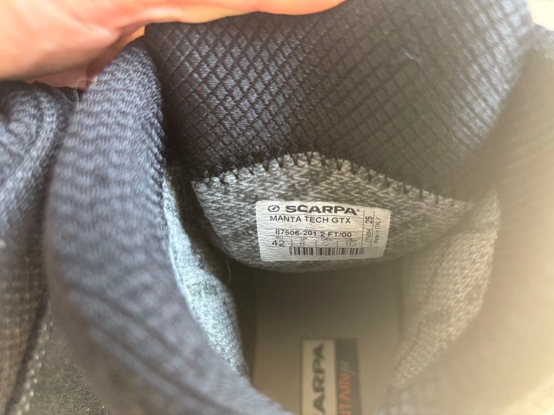 SCARPA マンタテック GTX 42 & グリベル air tech