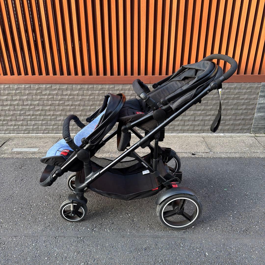 フィルアンドテッズボイジャーV6 2人乗りベビーカー