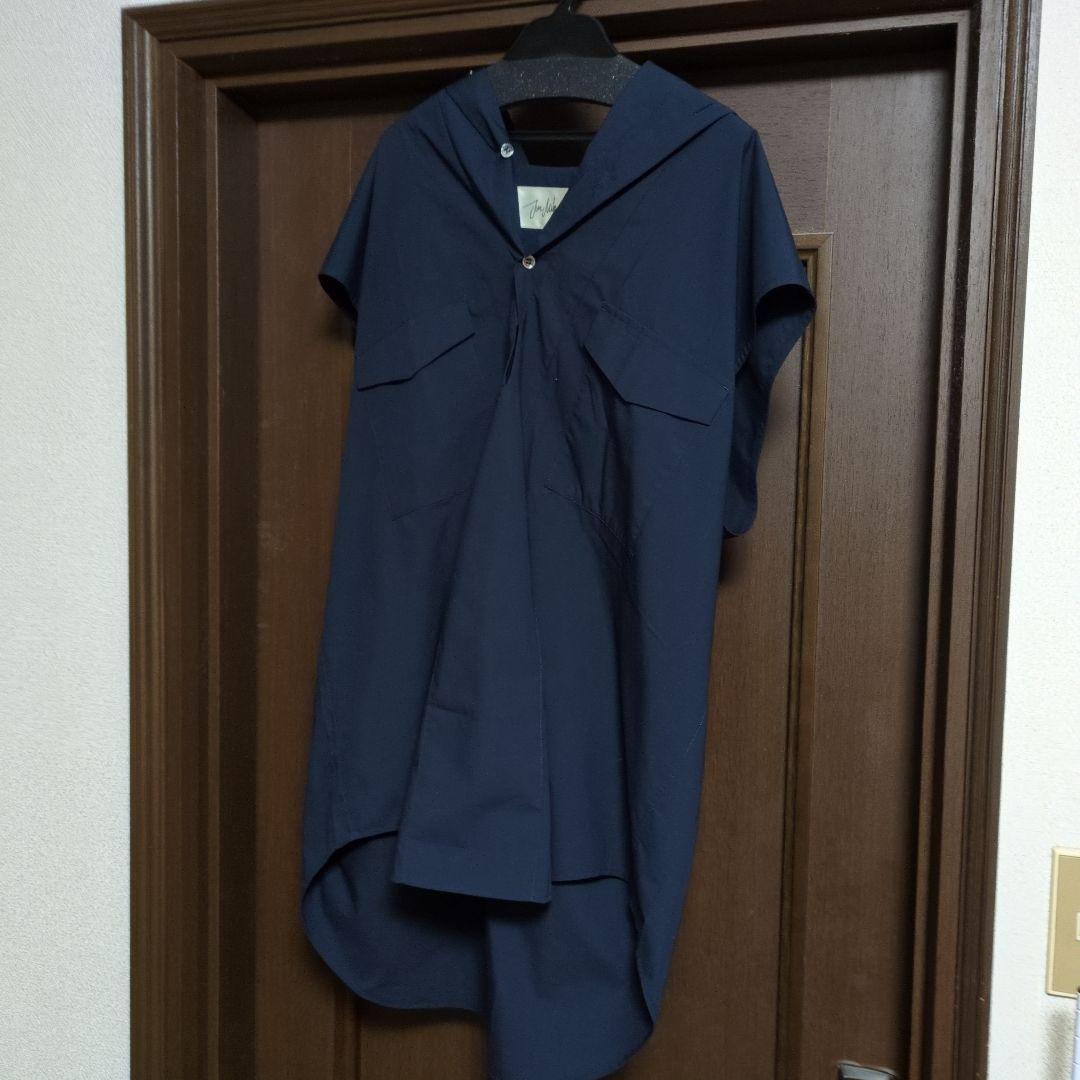 ジュンミカミ　今季新作 フード付き半袖シャツ