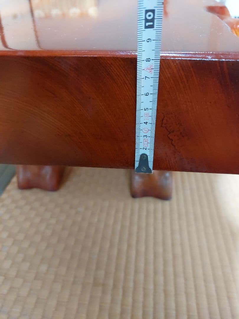 【再値下げ】高級銘木 　高級木材　一枚板　座卓　骨董品　珍品　昭和レトロ