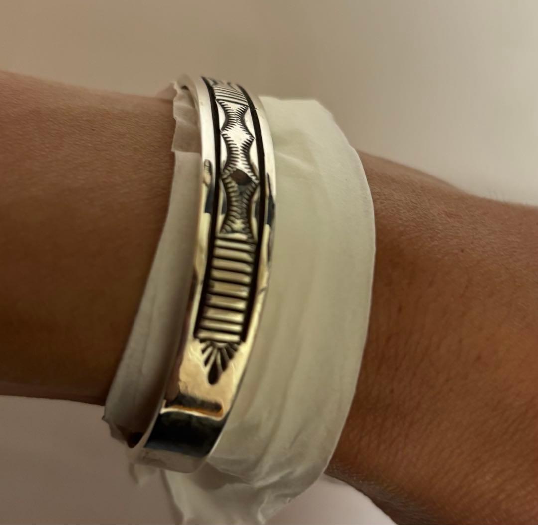 値引き歓迎Bruce Morgan ブルースモーガン スタンプワーク バングル