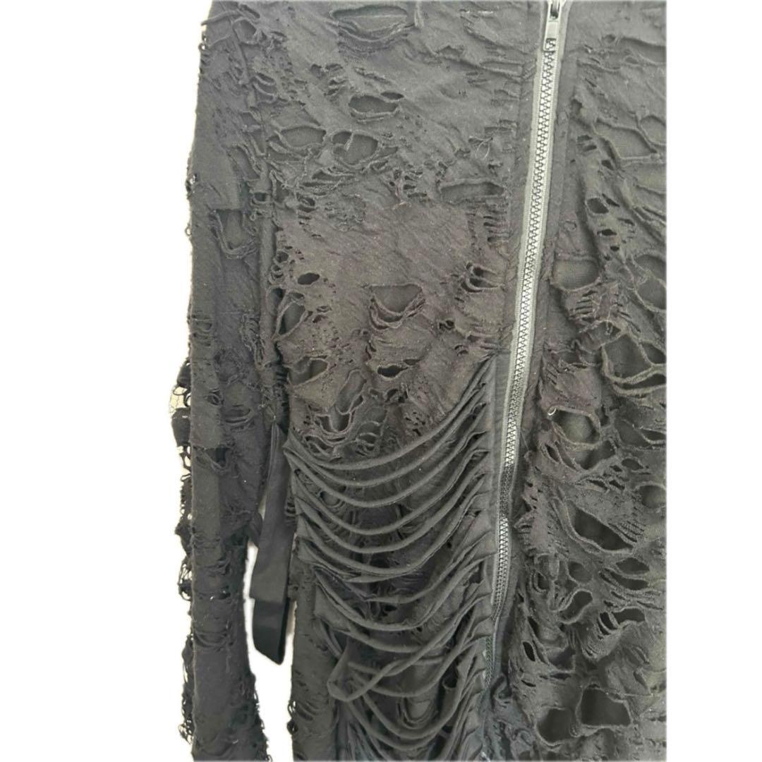 C2 addictrap ガーゼ　ダメージ　猫耳パーカーワンピース　エイチナオト