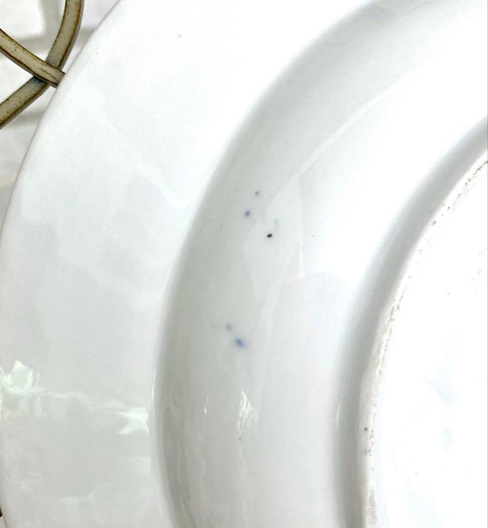 ロイヤルコペンハーゲンブルーフルーテッドハーフレース25cm深皿ディーププレート