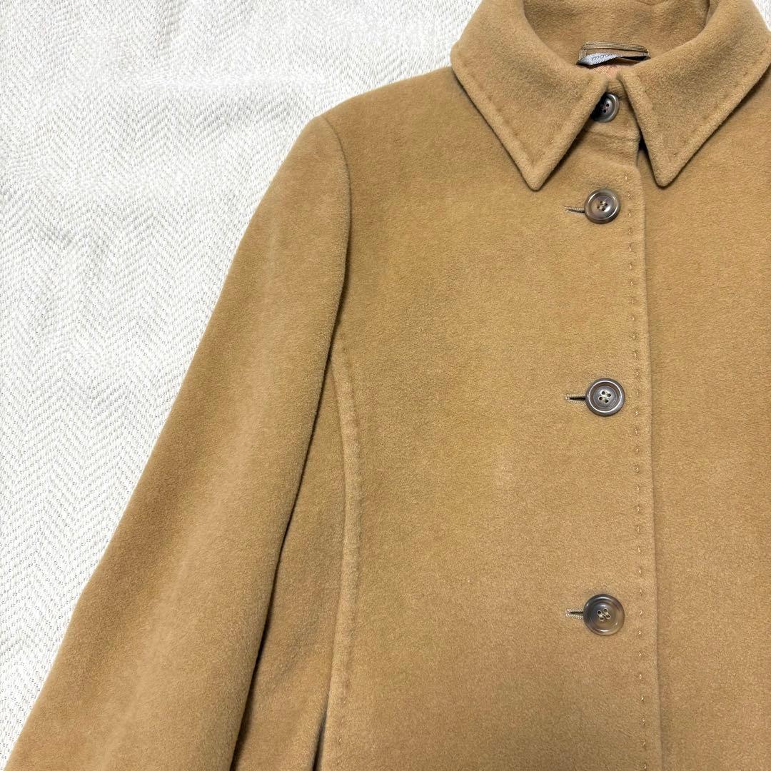 SPORTMAX MAX MARA ウール カシミヤ チェスターコート キャメル