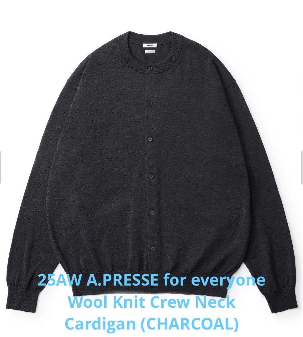 トップス everyone A.PRESSE Wool Knit CrewNeck