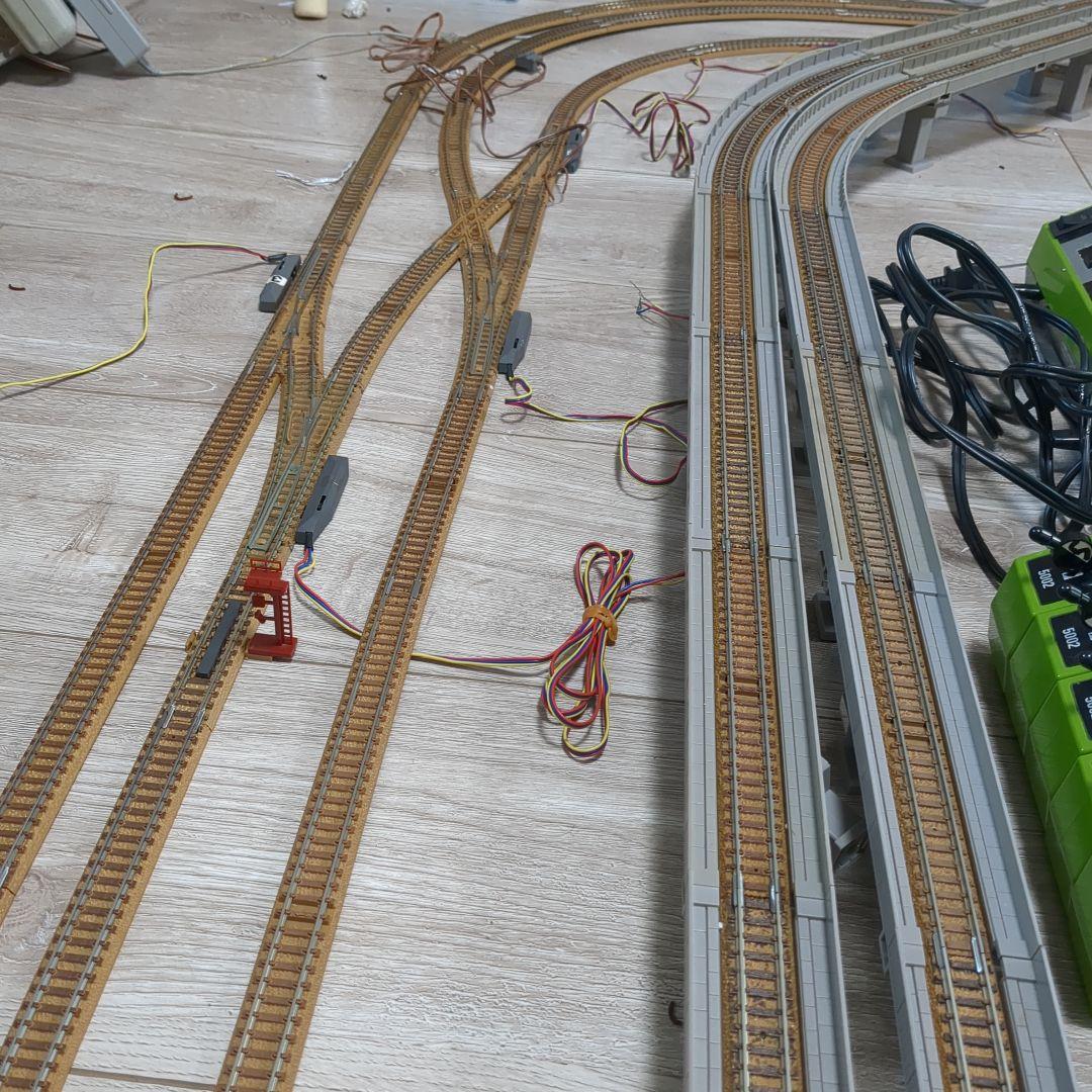 TOMIX　複線高架駅　立体交差　引込線込みレールセット