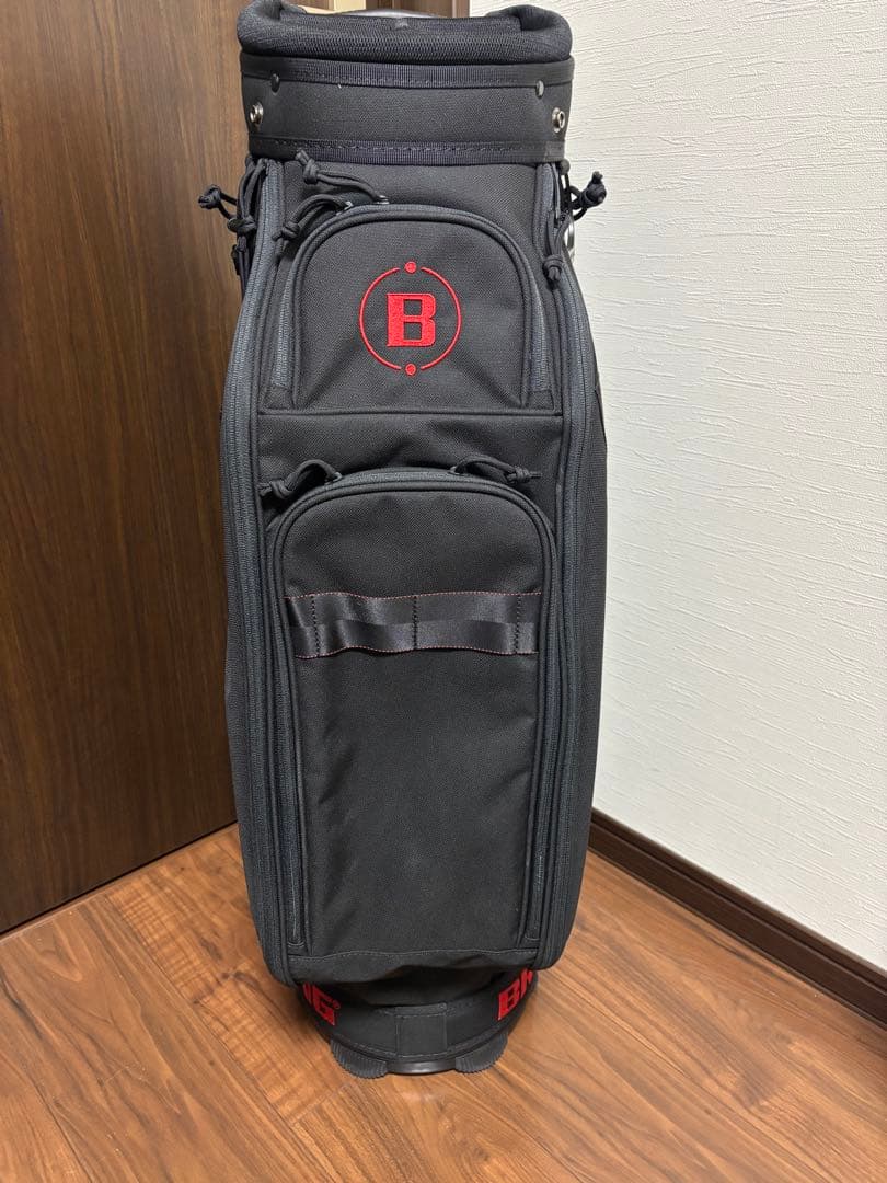 ブリーフィング CR-5 #03 キャディバッグ ブラック　レッド　ゴルフバッグ