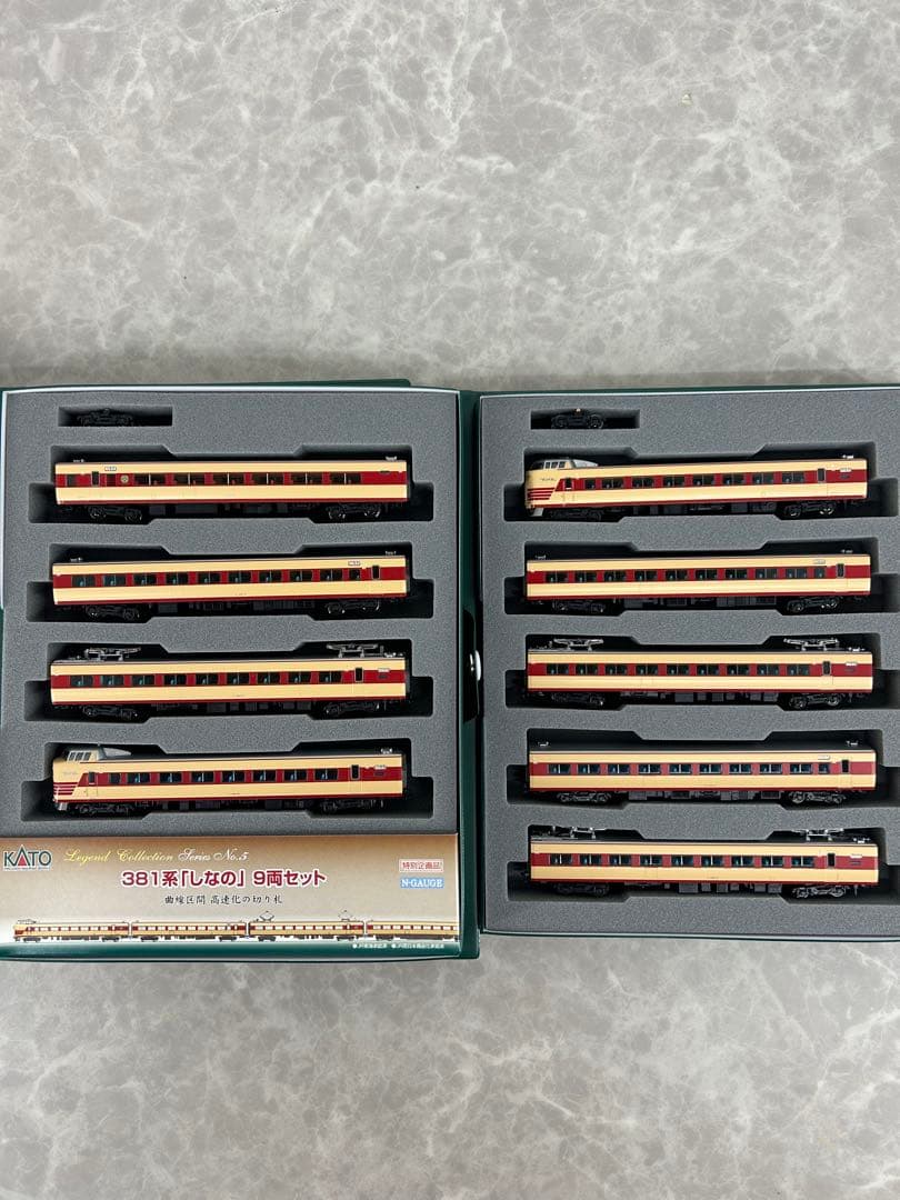 KATO レジェンドコレクションシリーズNO.5 381系「しなの」9両セット