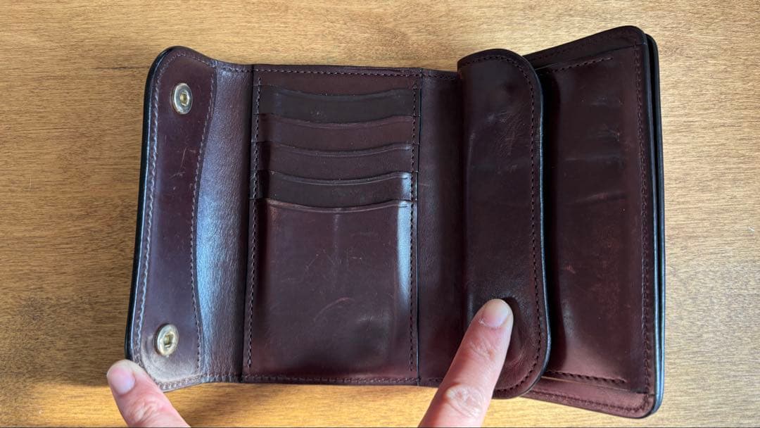 WILDSWANS ブラウン 二つ折り財布