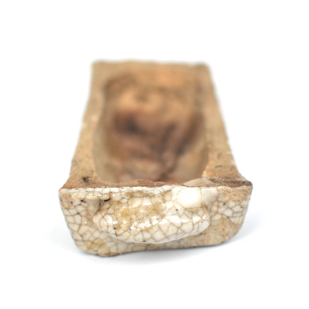 可愛い奴です！ポルトガル人 (南蛮人) のローソク立て【織部燭台】