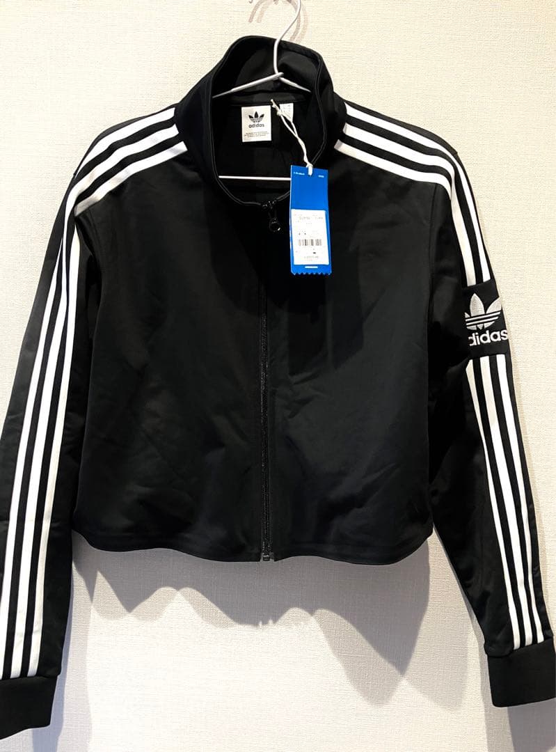 adidas クロップド　トラックジャケット　2XO 大きいサイズ