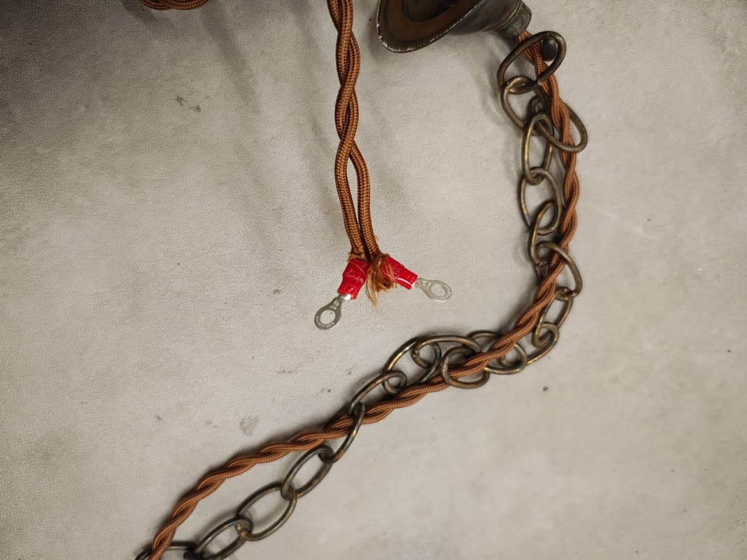 丸型　ハンドメイドガラス照明　クラシック　ペンダントライト　M0100