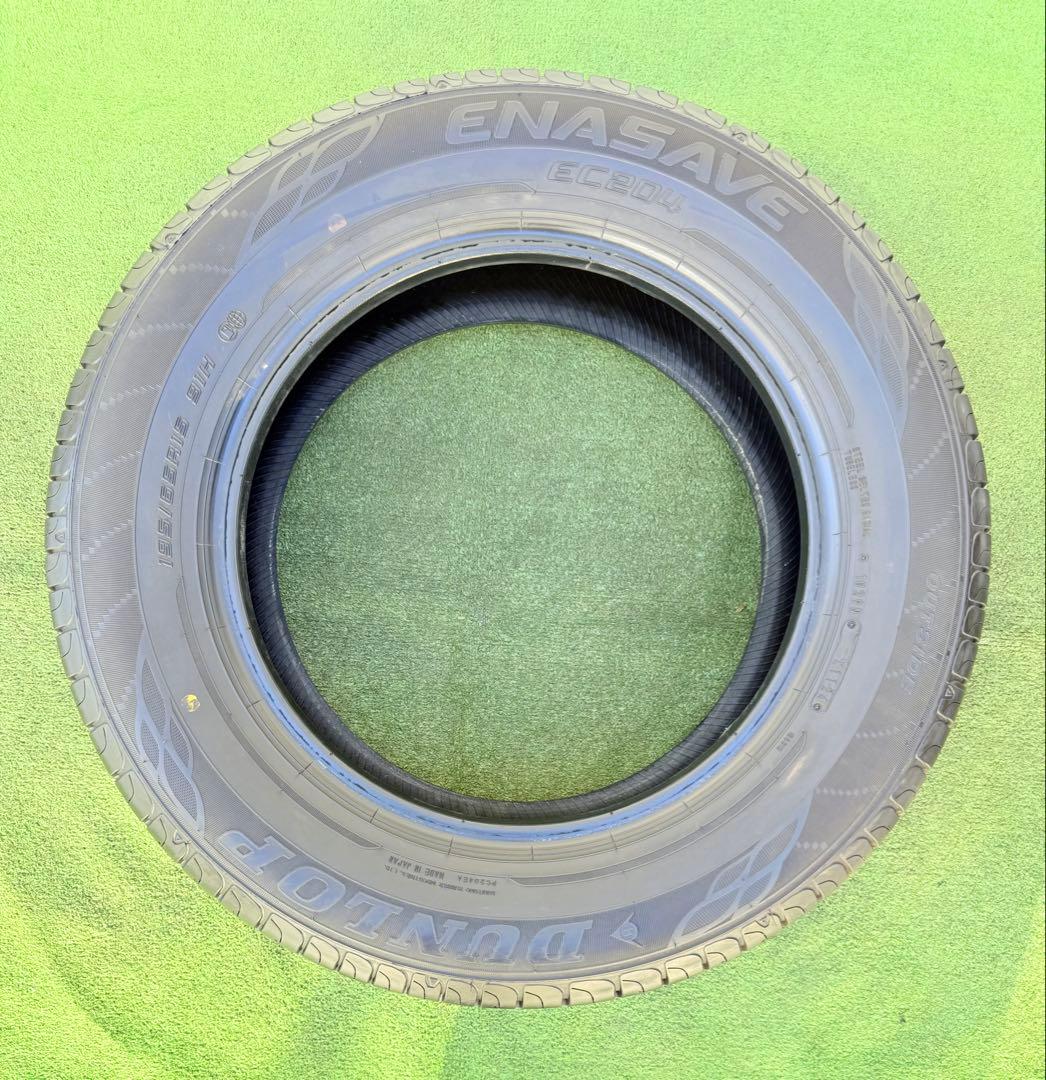 ダンロップ エナセーブ．195/65R15．24年製．9~9.5分山．4本セット