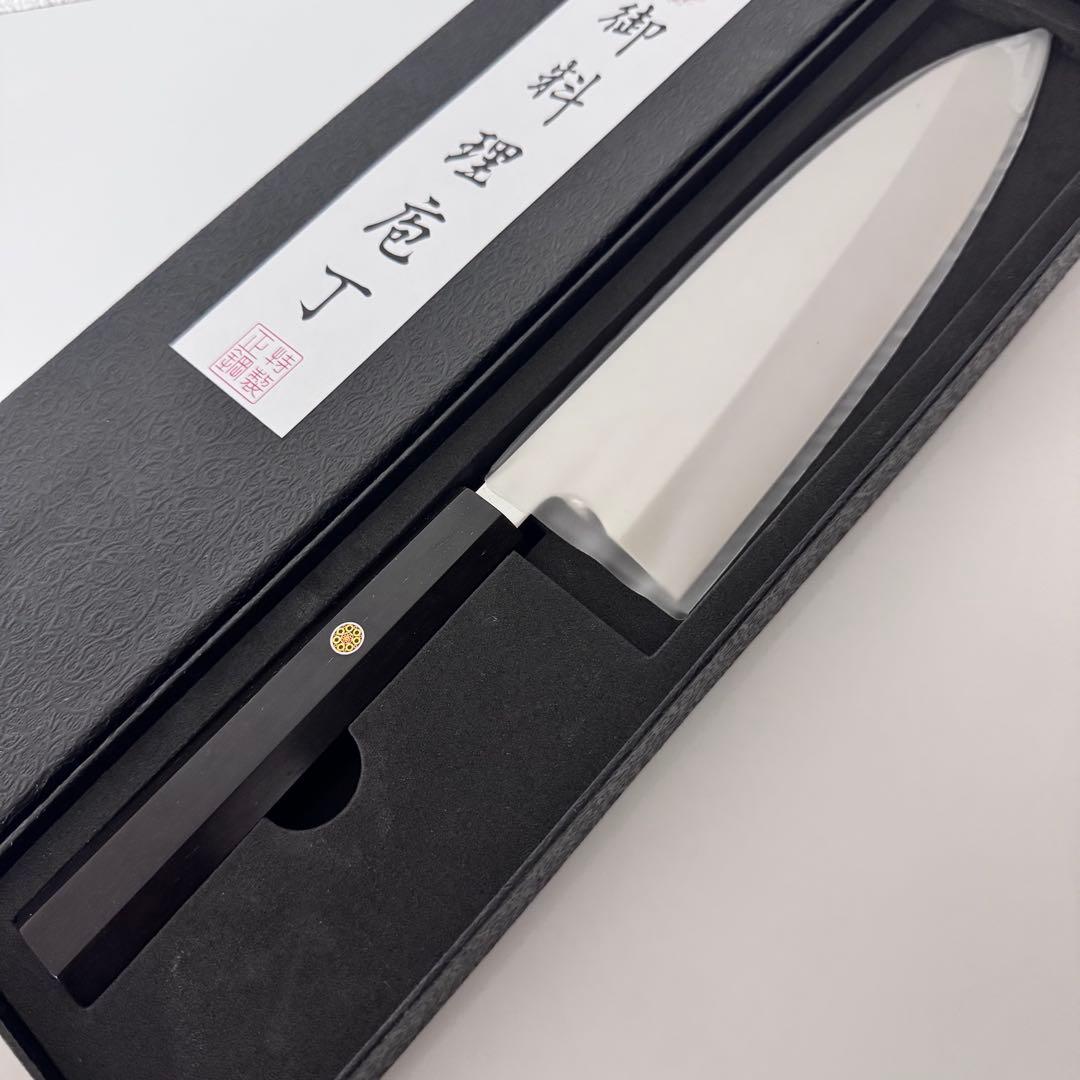 210mm 出刃包丁 鏡面仕上げ 黒檀八角柄 全鋼 和包丁