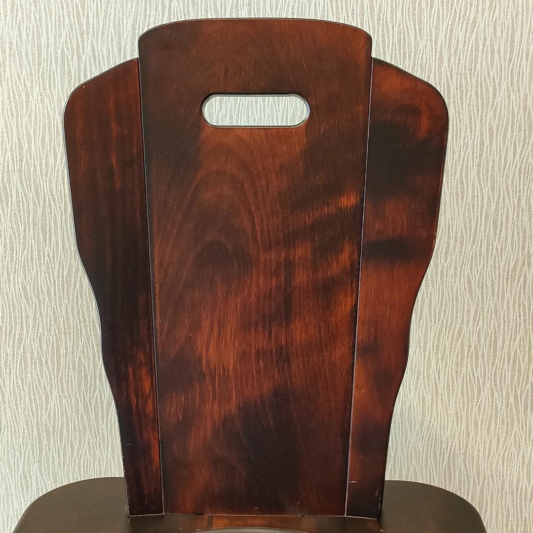 ＜希少＞　神居民芸　テーブルチェアセット　樺材　民芸家具　椅子2脚