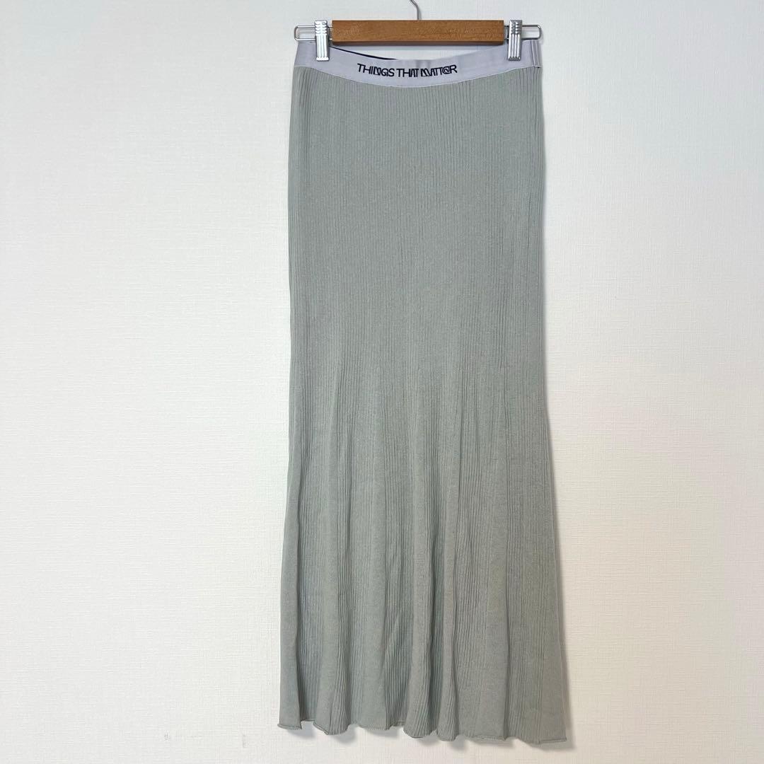 新品♡ 定価24,200円 THINGS THAT MATTER ニットスカート