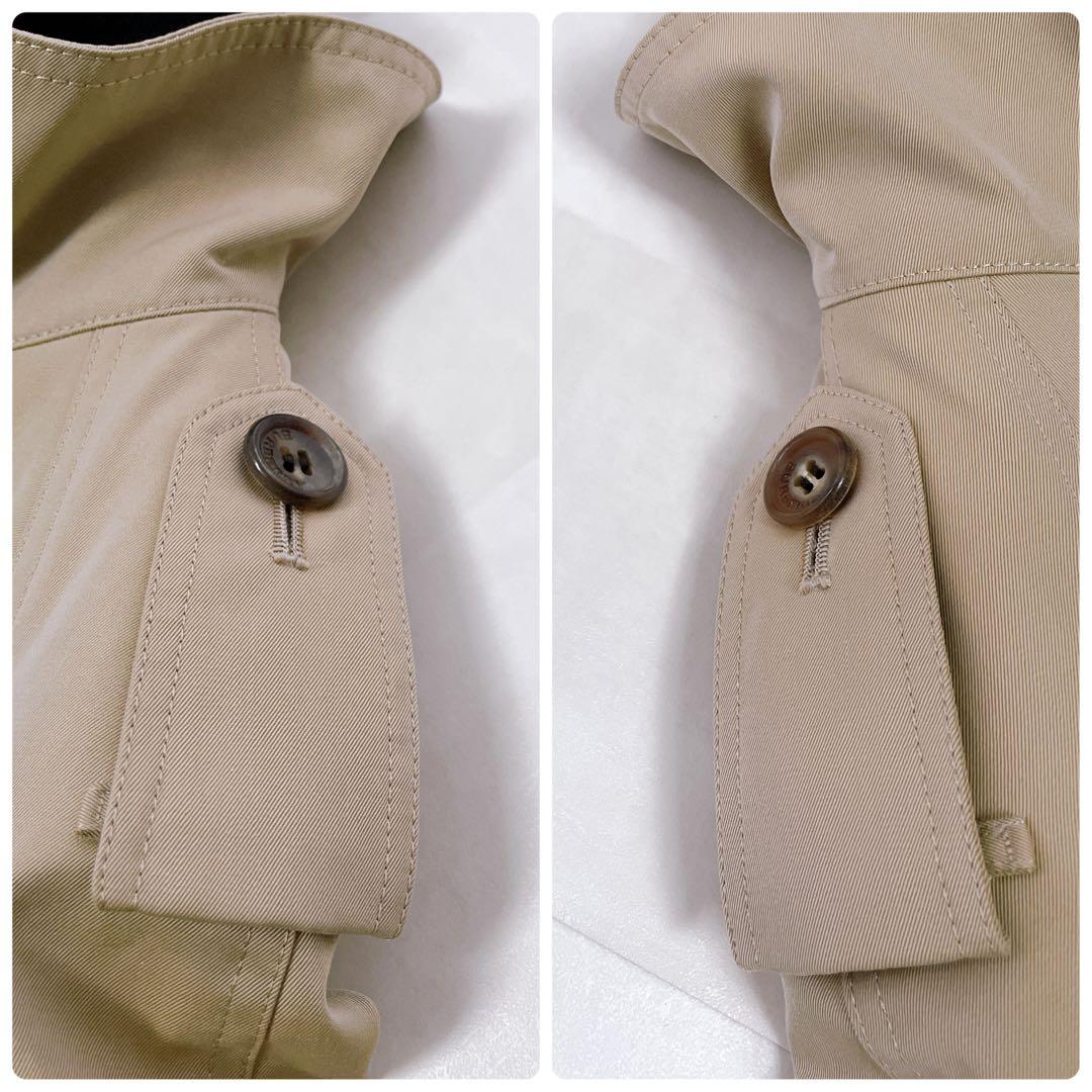 美品✨バーバリーロンドン ショートトレンチコート ノバチェック ベージュ 38