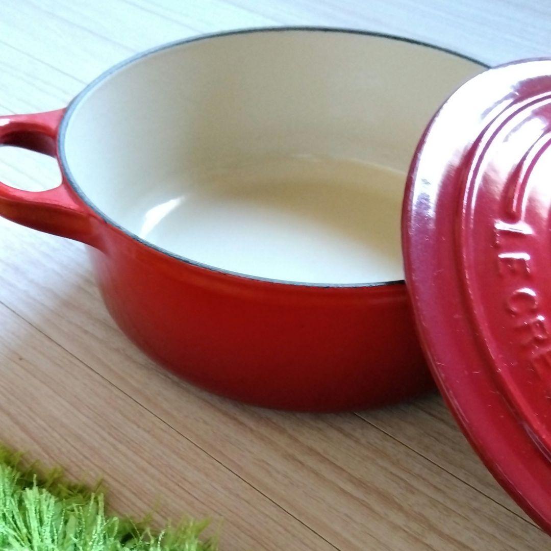 ル・クルーゼ ココットジャポネーズ 18cm 両手鍋　浅型鍋　ホーロー鍋