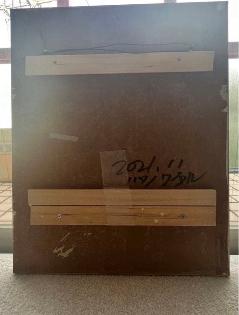 ハタノワタル　和紙　キャンバス