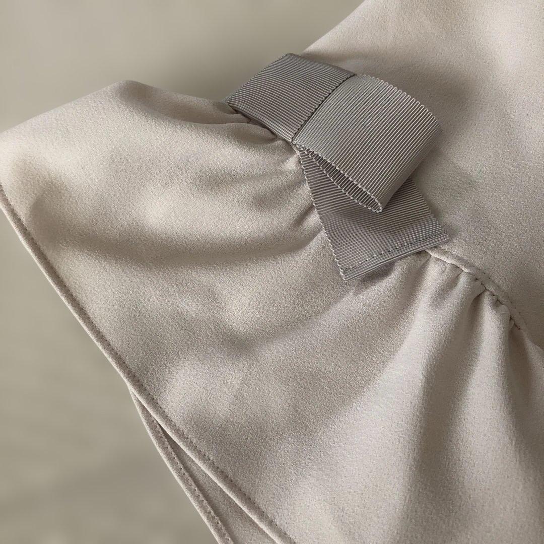 タグ付き新品M'S GRACYフリル袖リボン付きトップスサイズ38